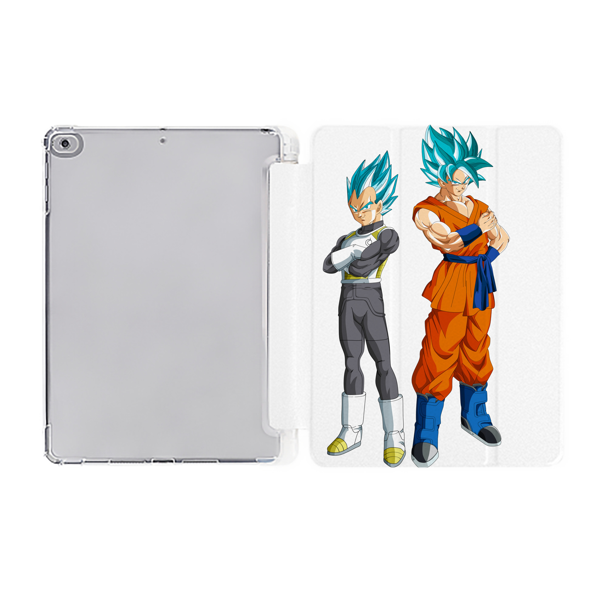 （画像用） ドラゴンボール DRAGON BALL IPad ケース ペン収納付き 三つ折りスタンド PUレザー×シリコン 対応機種9.5/10.5/10.9インチ